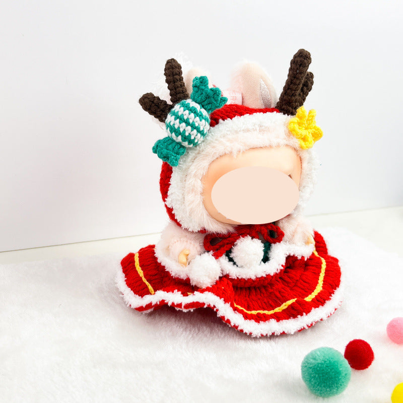 LBB Christmas Elk Set Reindeer Handmade Crochet Set