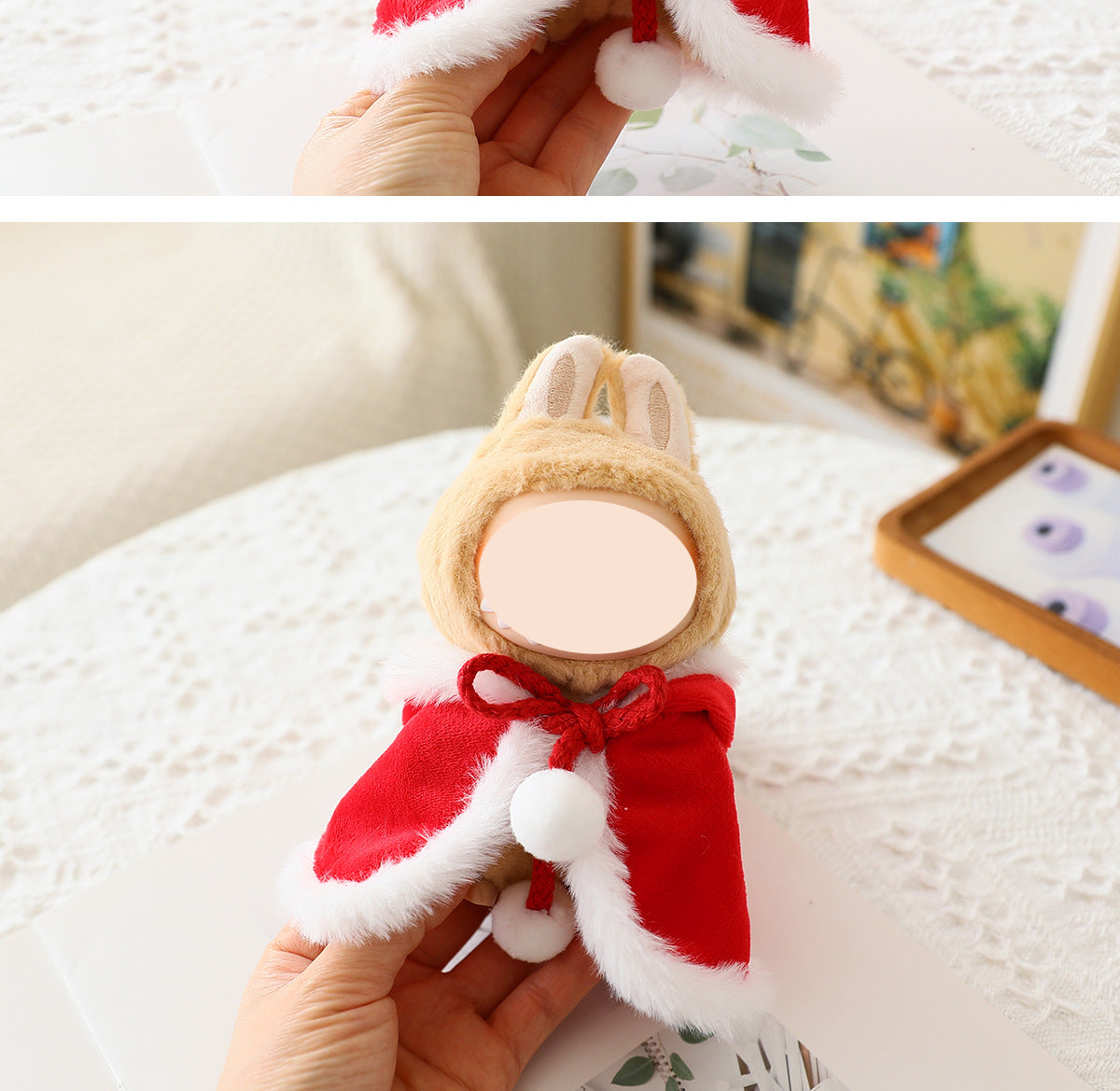 LBB Hooded deer-shaped cape hat