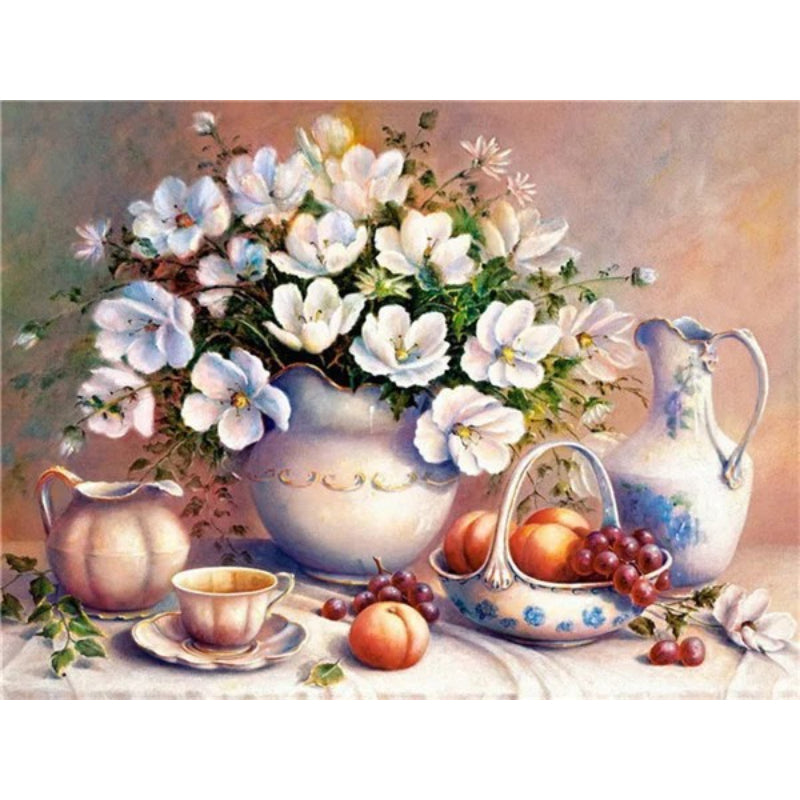 DIY Flower Diamond Painting Cross Stitch