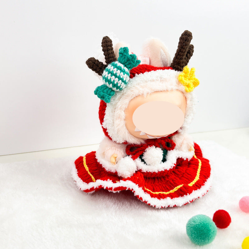 LBB Christmas Elk Set Reindeer Handmade Crochet Set