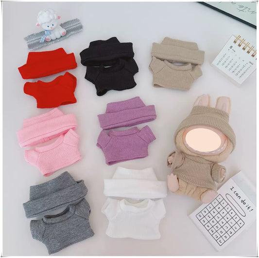 LBB Matching outfits Thread-knit rolled brim cap and casual set