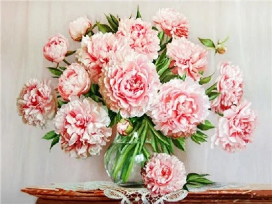 DIY Flower Diamond Painting Cross Stitch