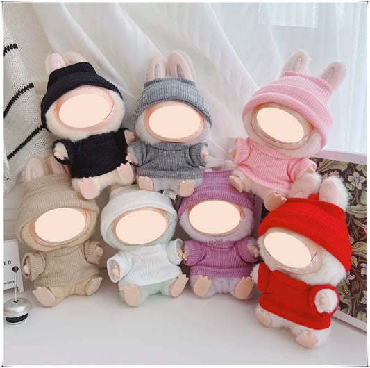 LBB Matching outfits Thread-knit rolled brim cap and casual set