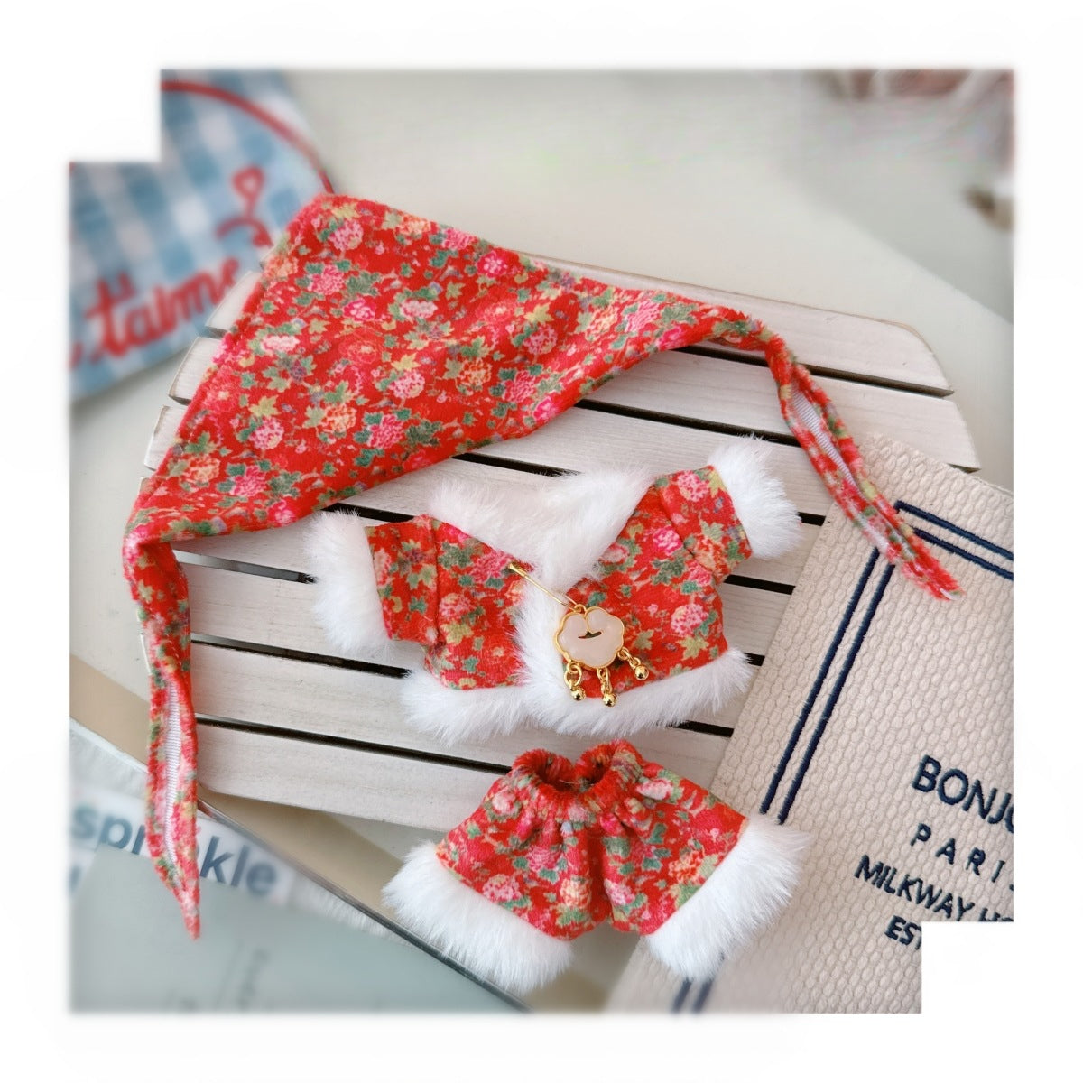 LBB Matching outfits Chinese festive-style suit
