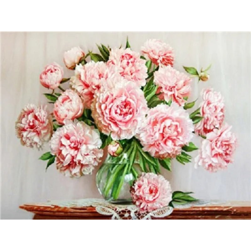 DIY Flower Diamond Painting Cross Stitch