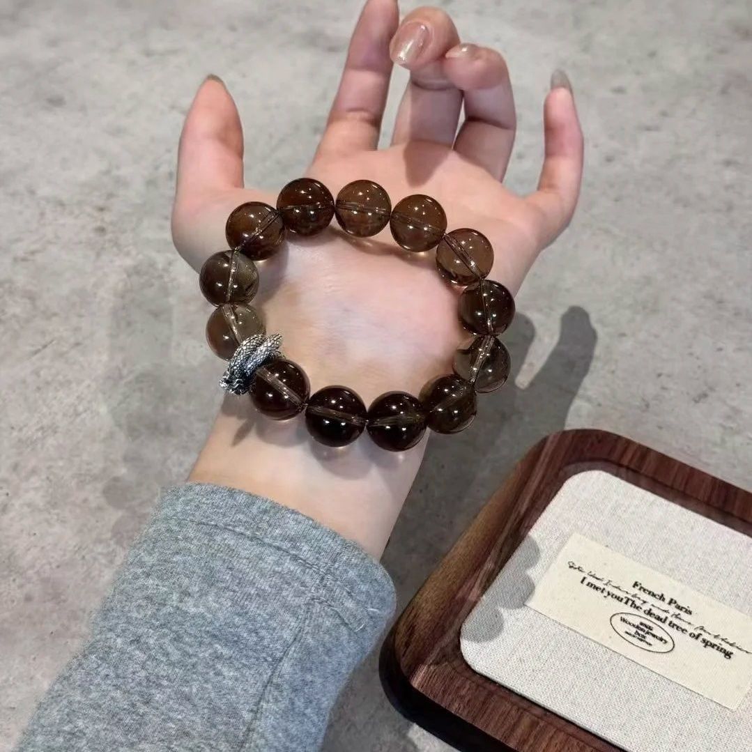 Smoky Quartz Elegance Bracelet