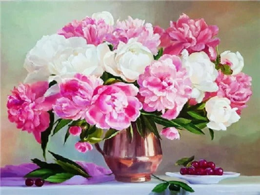 DIY Flower Diamond Painting Cross Stitch