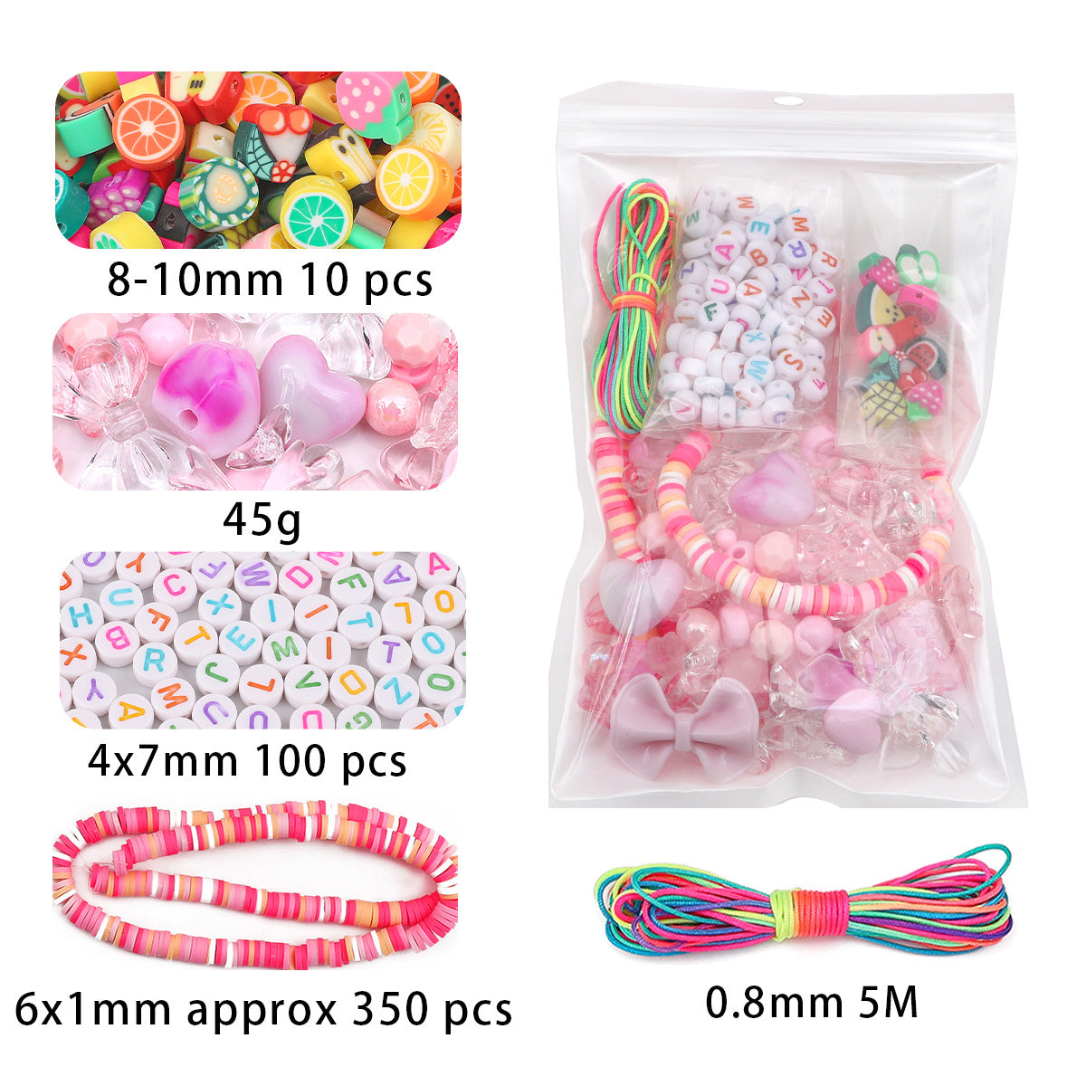 DIY Baroque Phone Chain Bracelet Bead Set