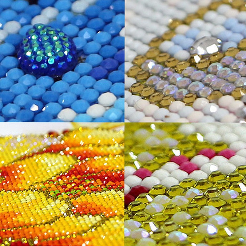 DIY Flower Diamond Painting Cross Stitch